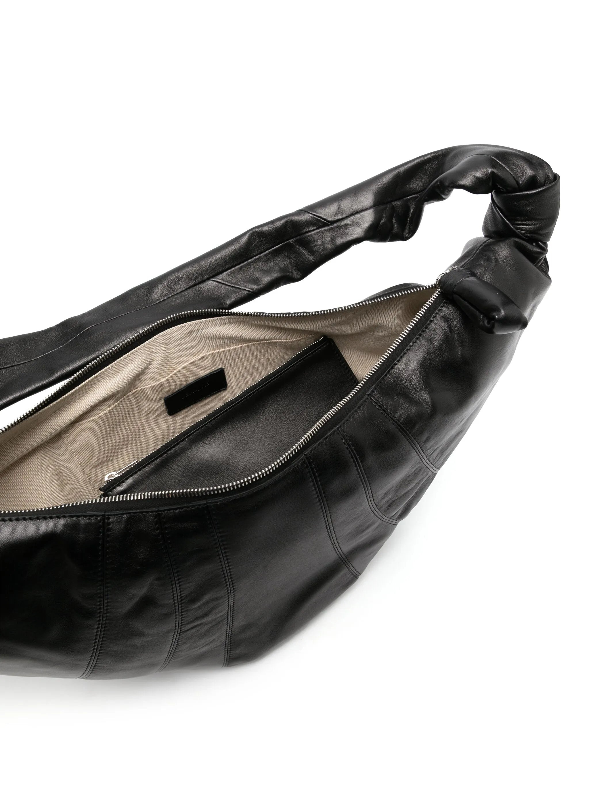 Lemaire Large Croissant Leather Shoulder Bag - 2