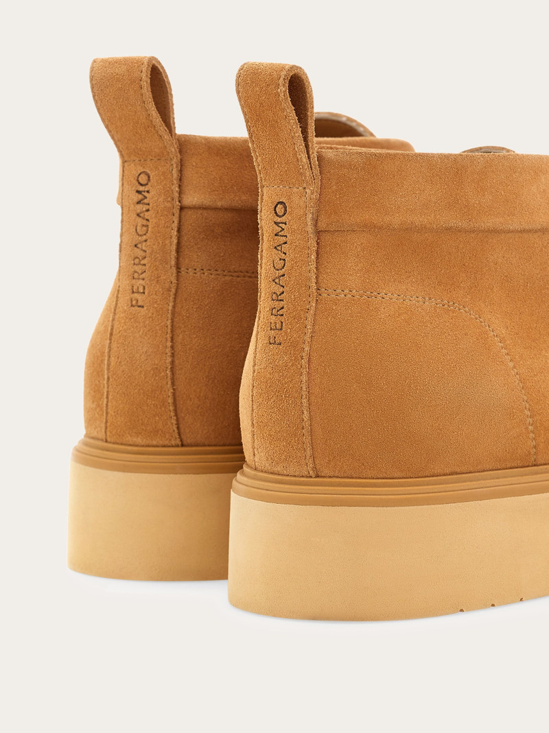 FERRAGAMO Suede ankle boot outlook