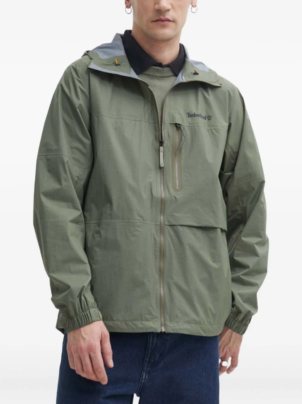 hooded zip jacket - 1