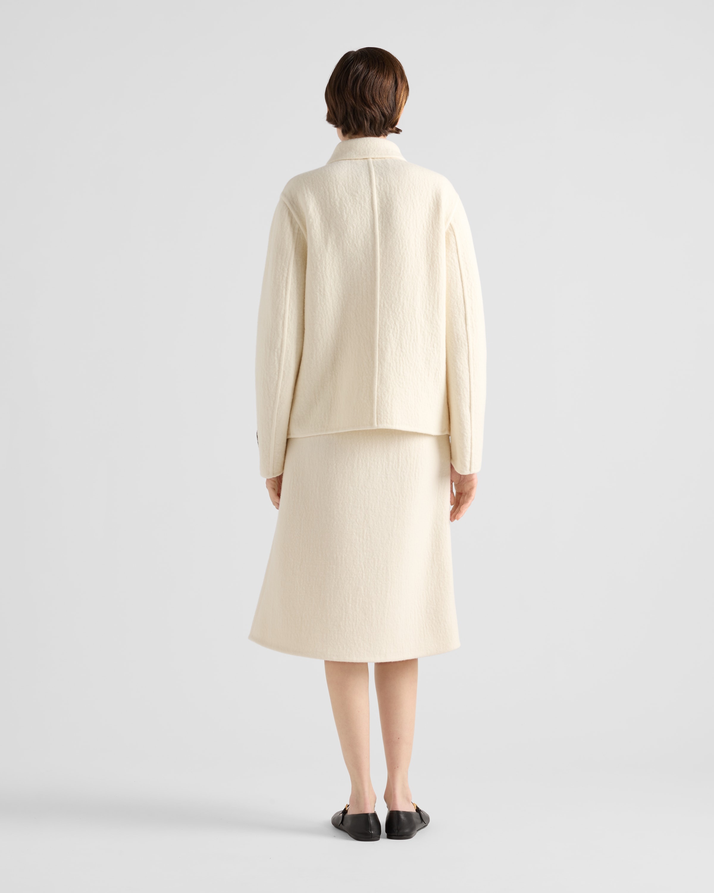 Double-breasted twill jacket - 5