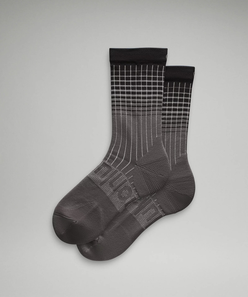 Men's Power Stride Crew Socks *Reflective 1