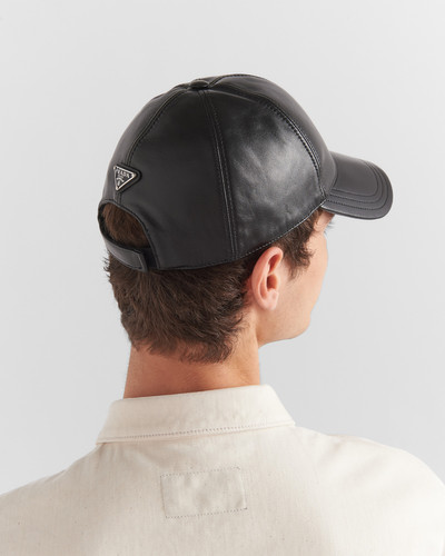 Prada Nappa leather baseball cap outlook