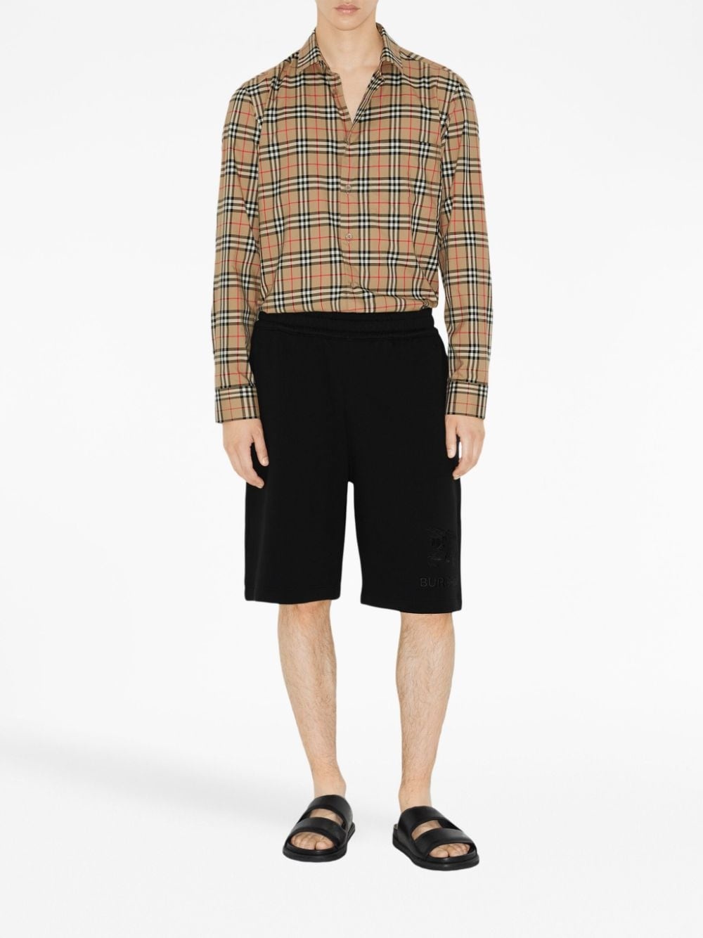 Vintage Check-pattern cotton shirt - 2