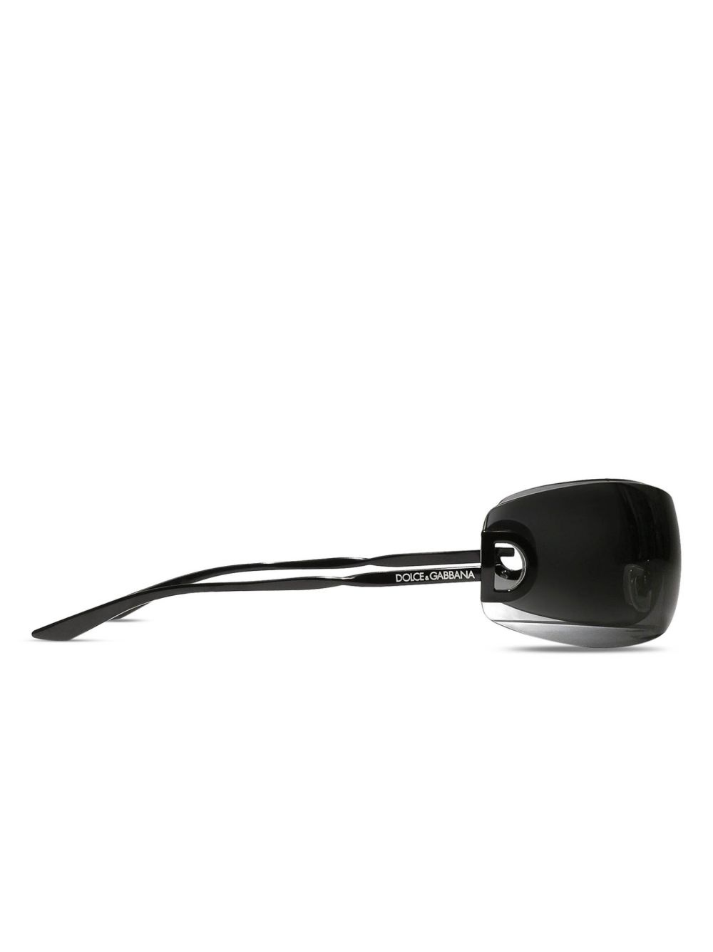 logo-detail wraparound sunglasses - 3