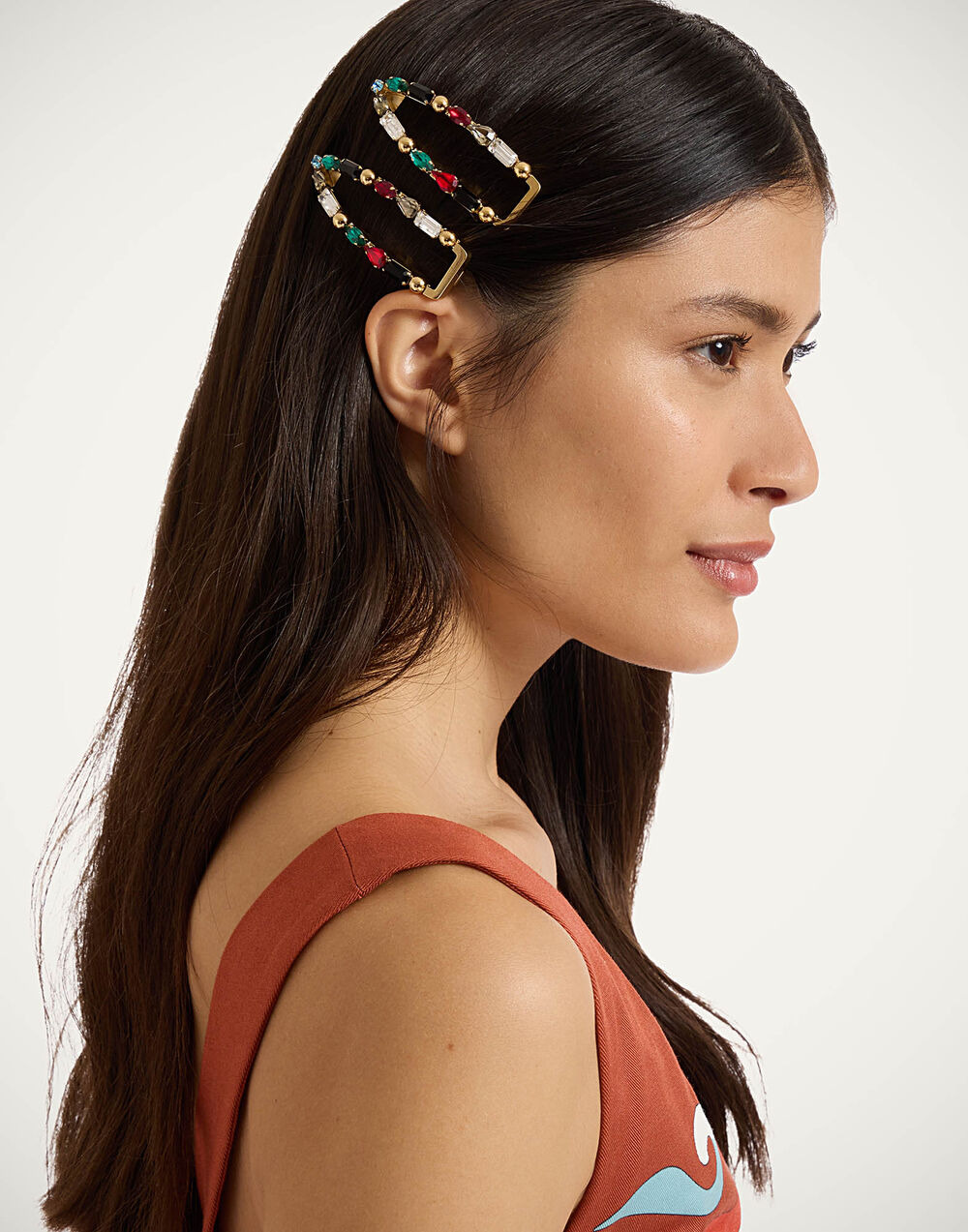 Crystals Hair Clip - 2