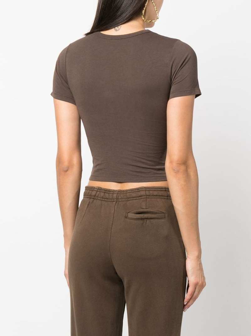 short-sleeved organic-cotton T-shirt 4