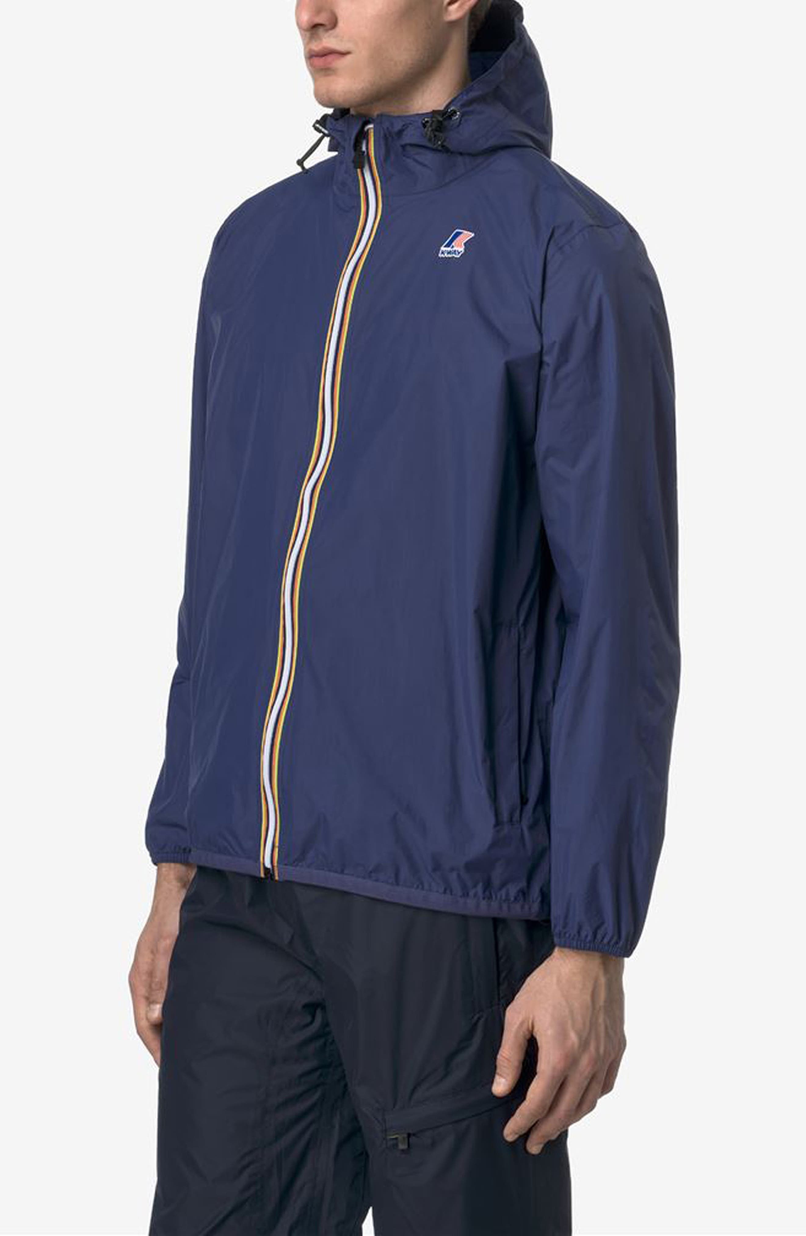 K-Way Le Vrai 4.0 Claude Water Repellent Jacket in Blue Deep Cobalt at Nordstrom - 3