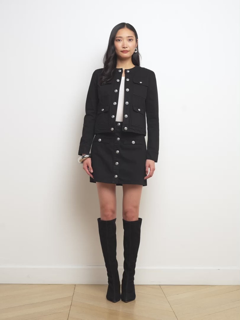 Kris Denim Mini Skirt 7