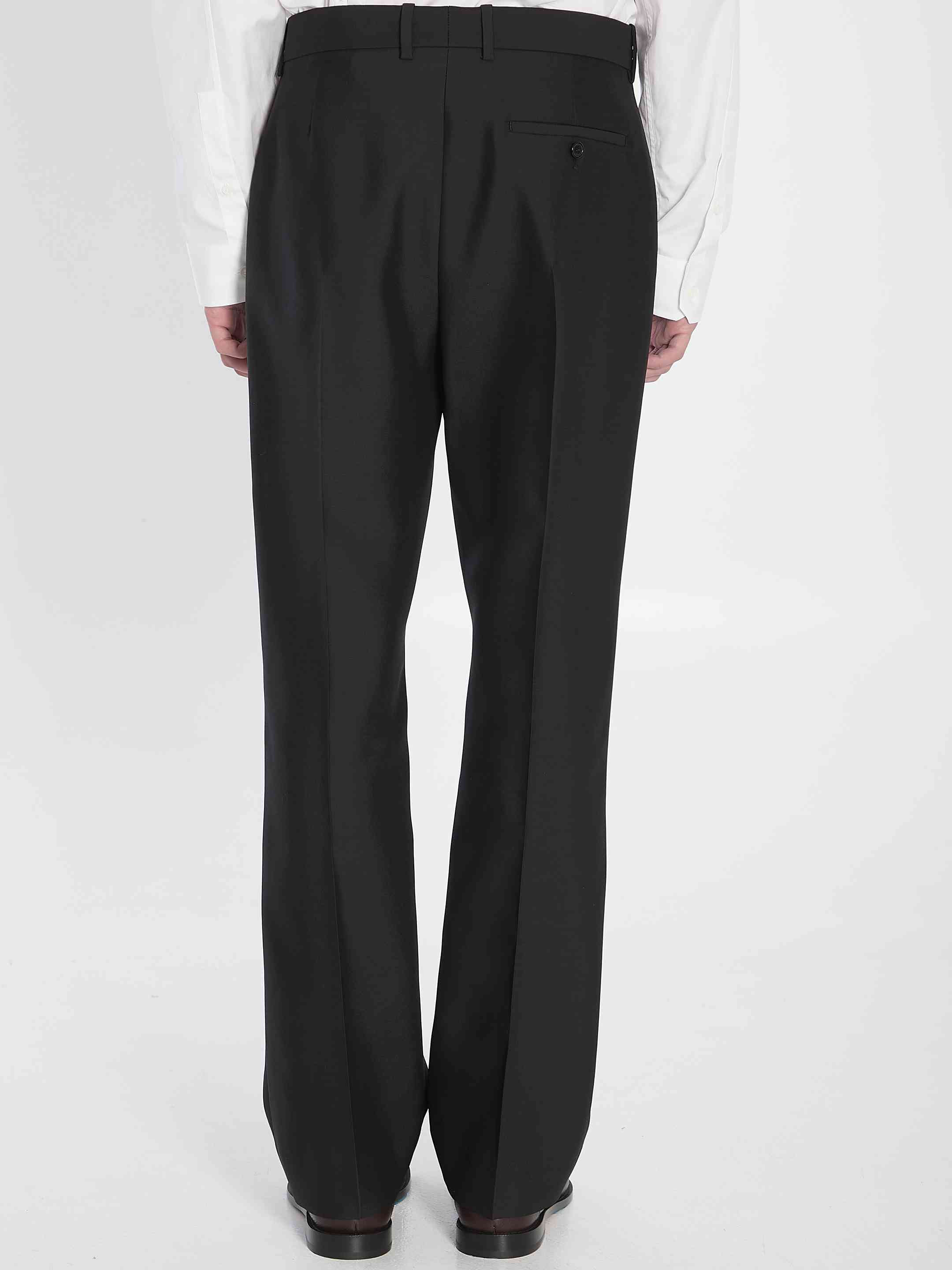 Loewe Men Tailored Wool And Silk Trousers - 4