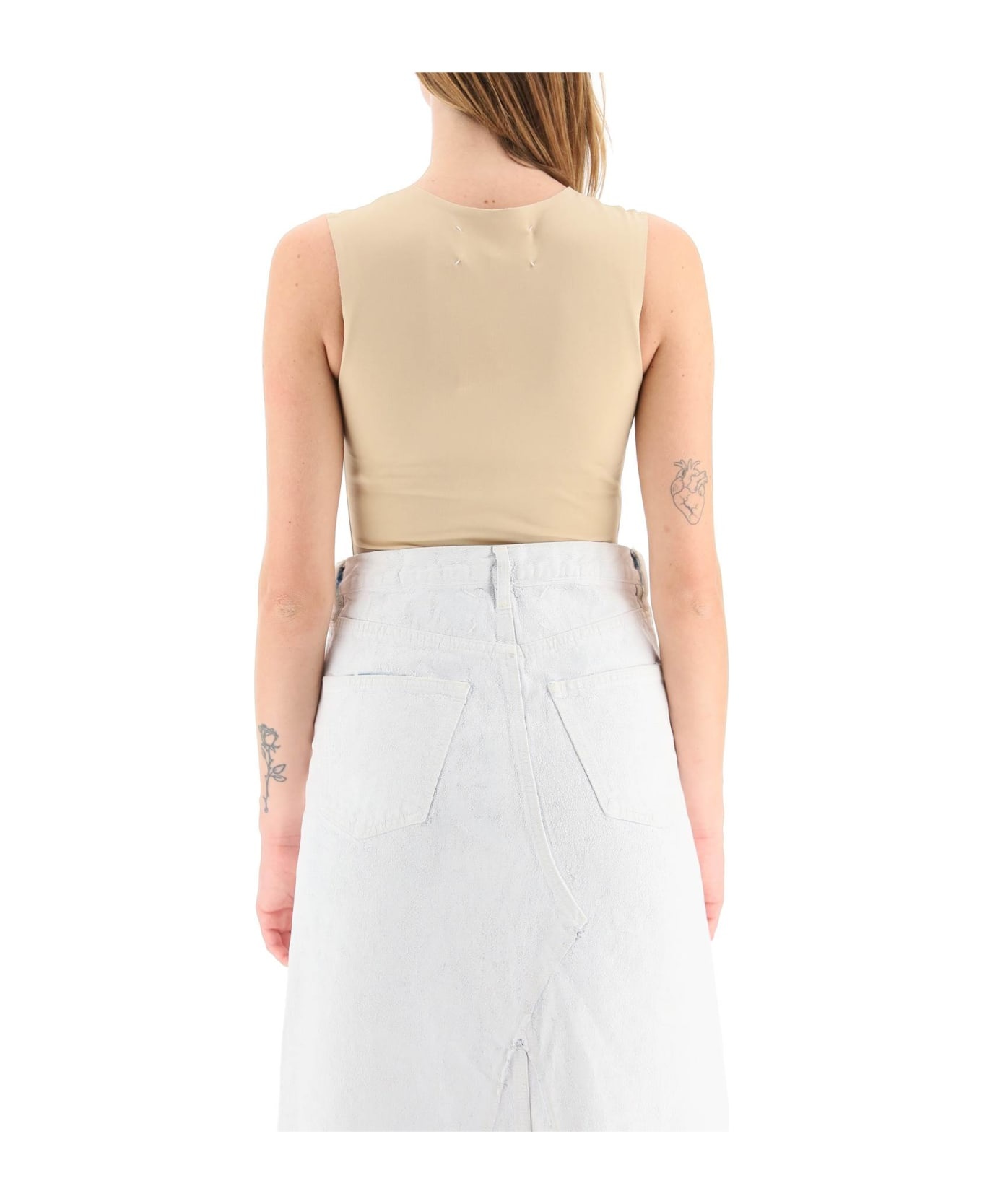 Stretch Viscose Bodysuit - 3