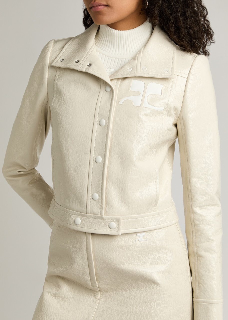 Courrèges Reedition Crinkled Vinyl Jacket - 5