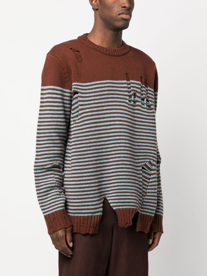 distressed striped jumper 4