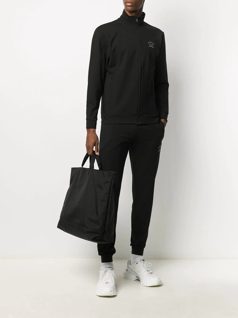 drawstring waist track pants - 2