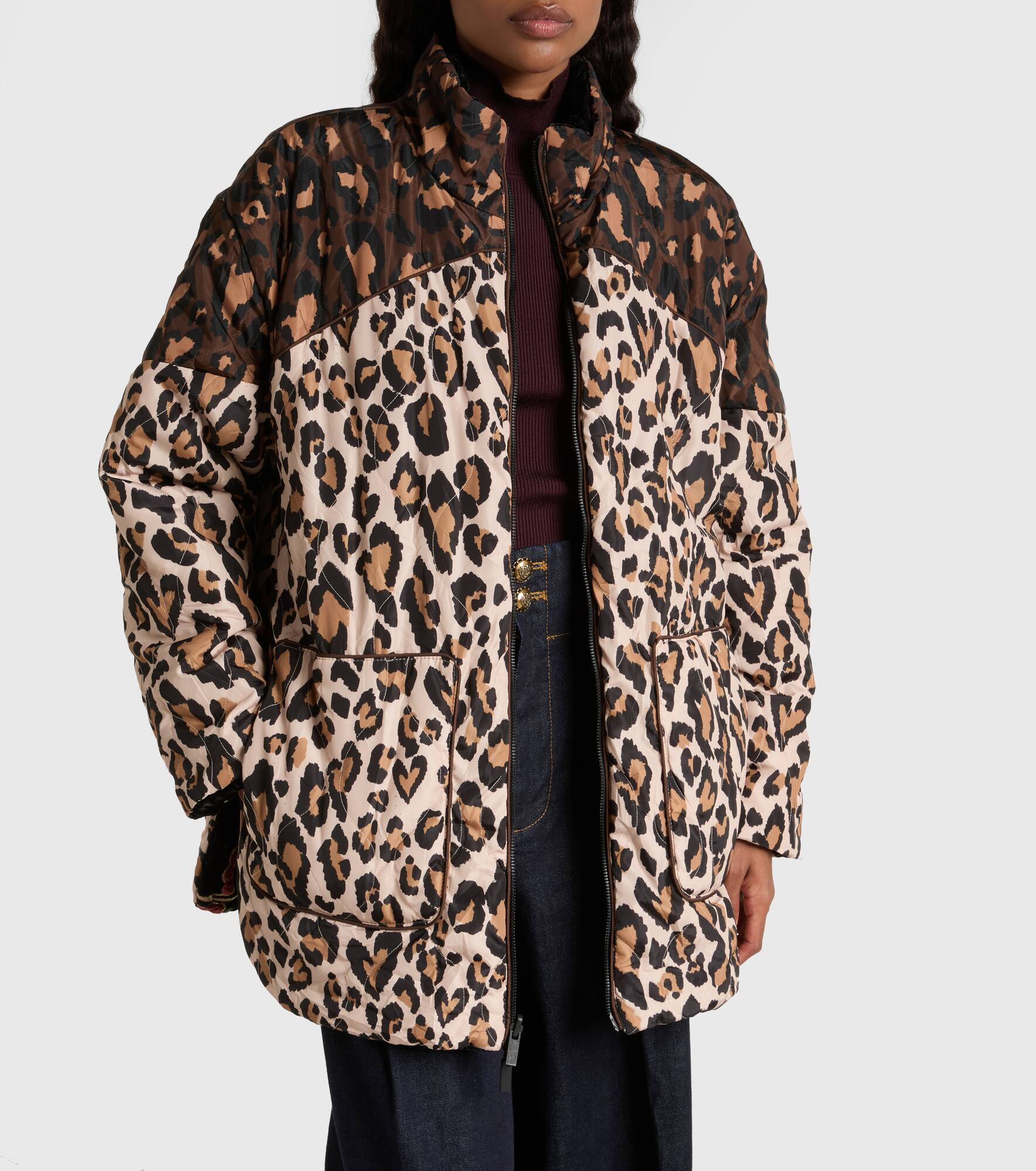 Marvelous Garden belted reversible puffer jacket - 6