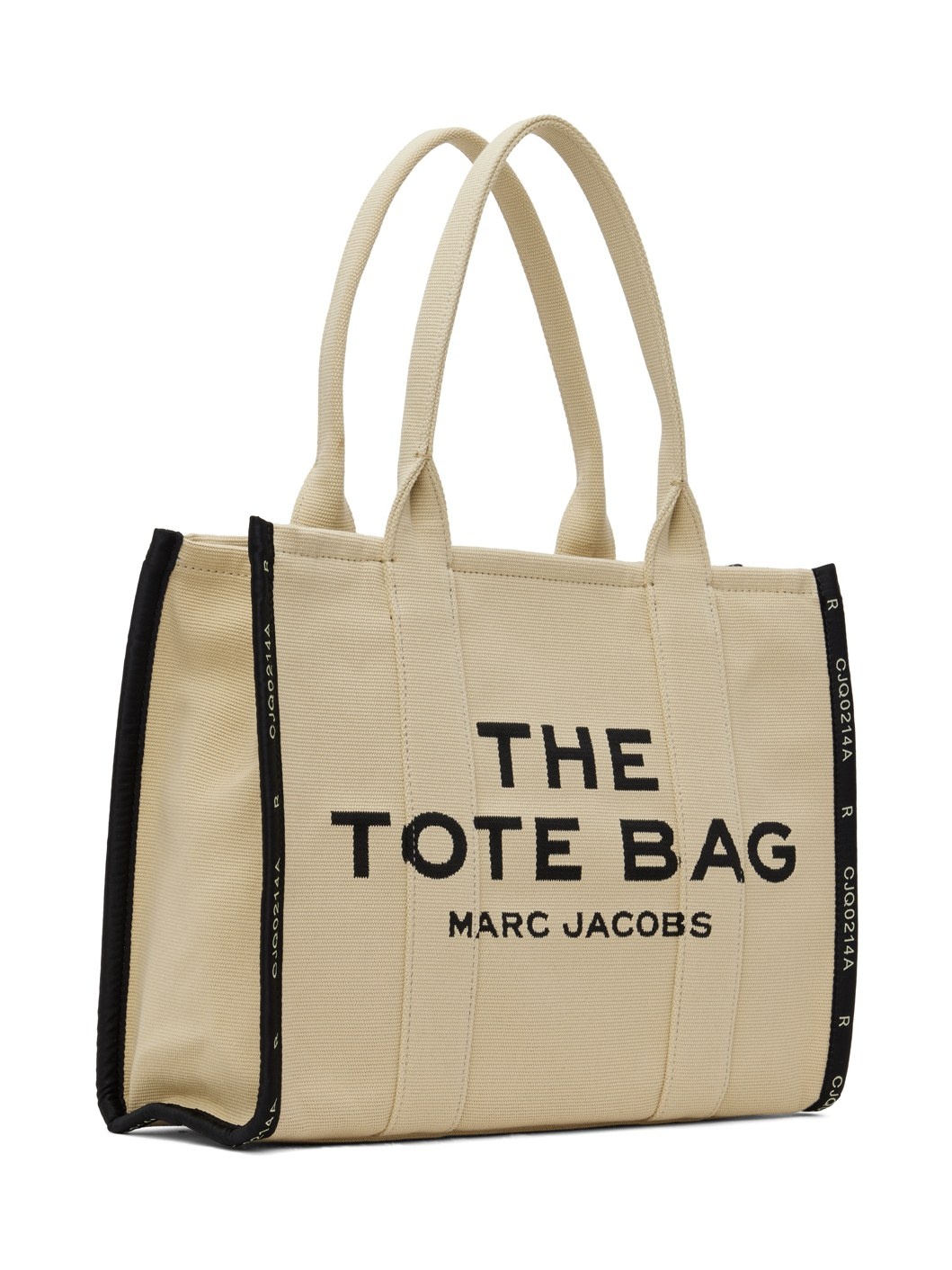 Beige Large 'The Jacquard' Tote - 2