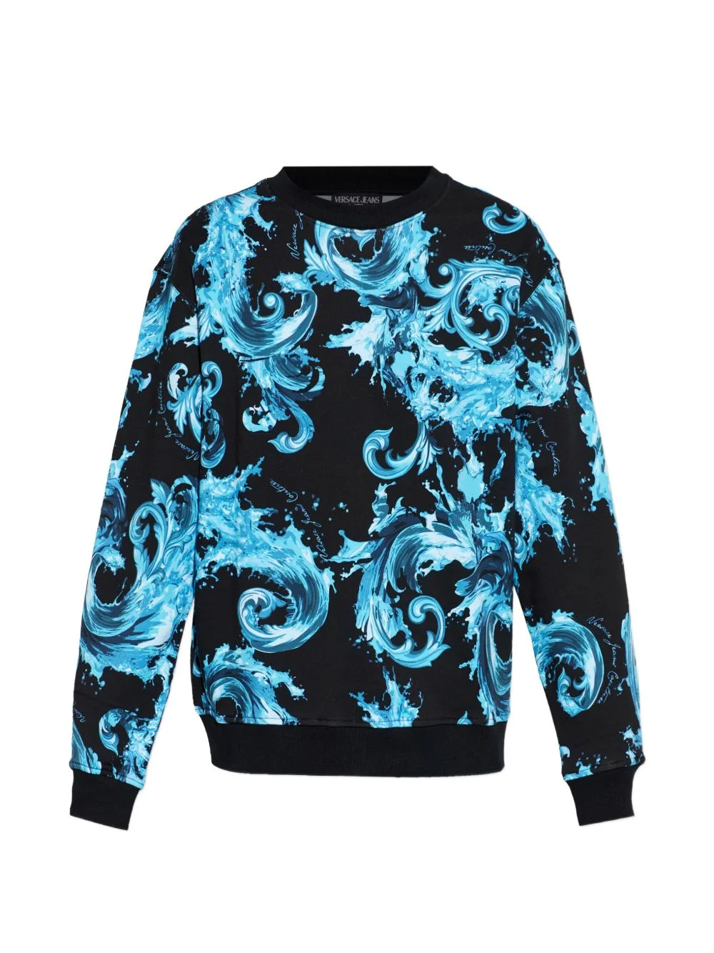 baroque-patterned sweatshirt - 1
