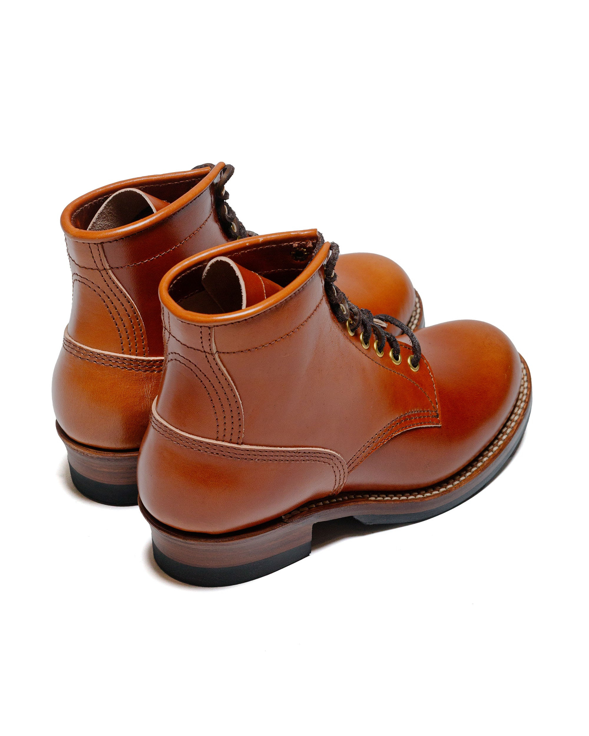 Steel Gang Boots Shinki Hikaku Horsebutt Camel - 4