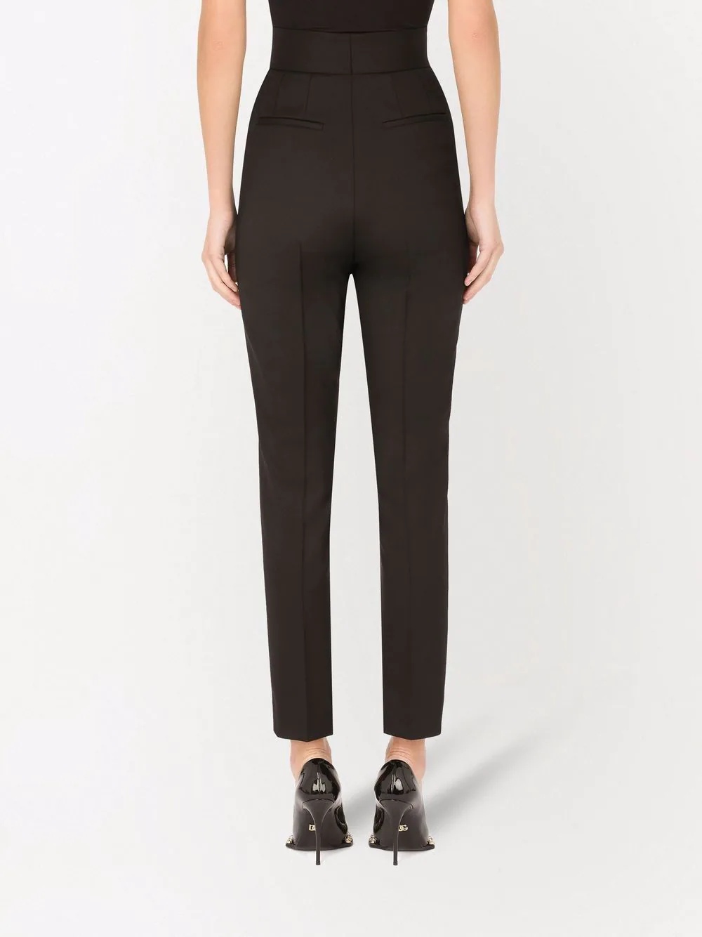 high-waist tailored trousers - 4