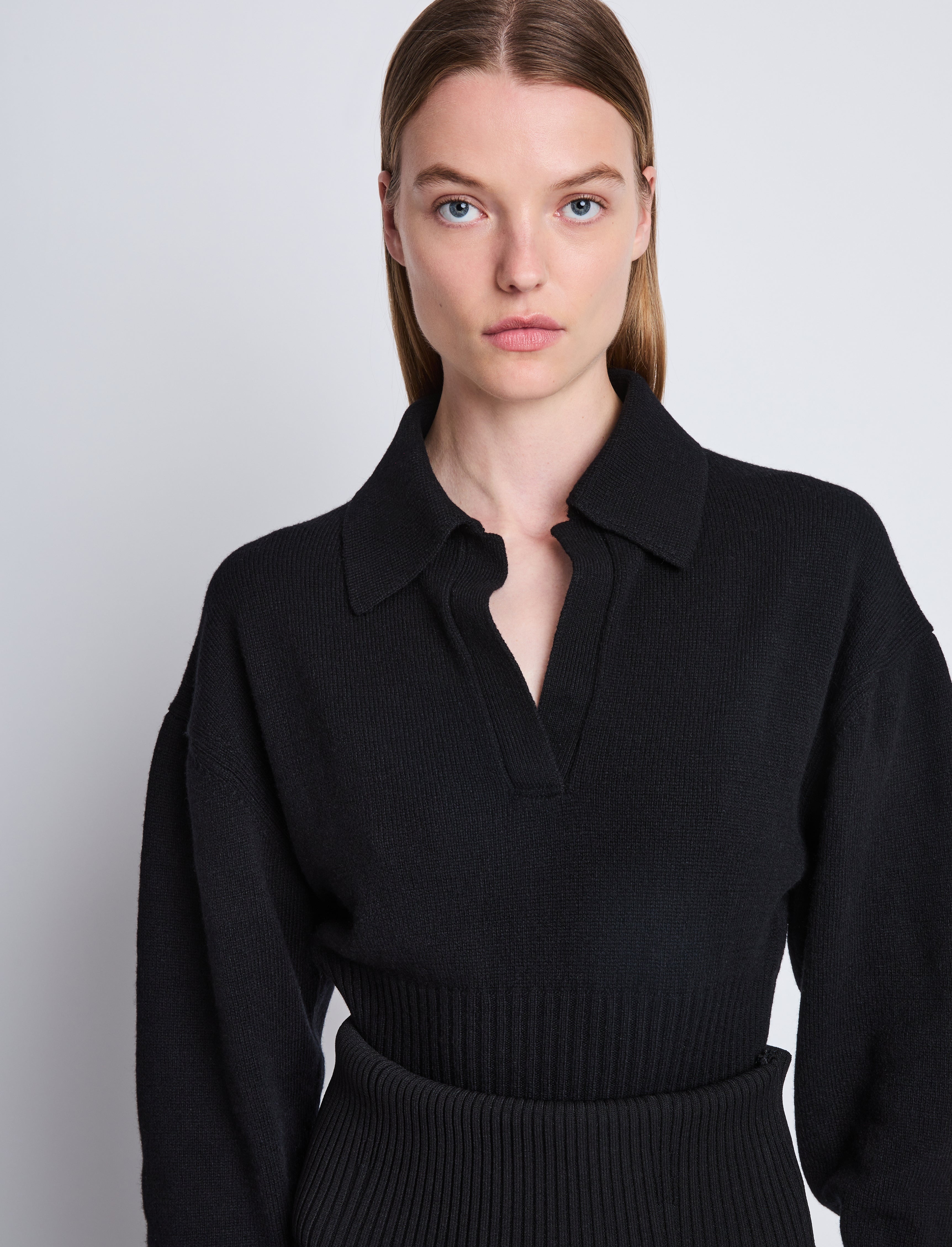 Jeanne Polo Sweater in Eco Cashmere - 6