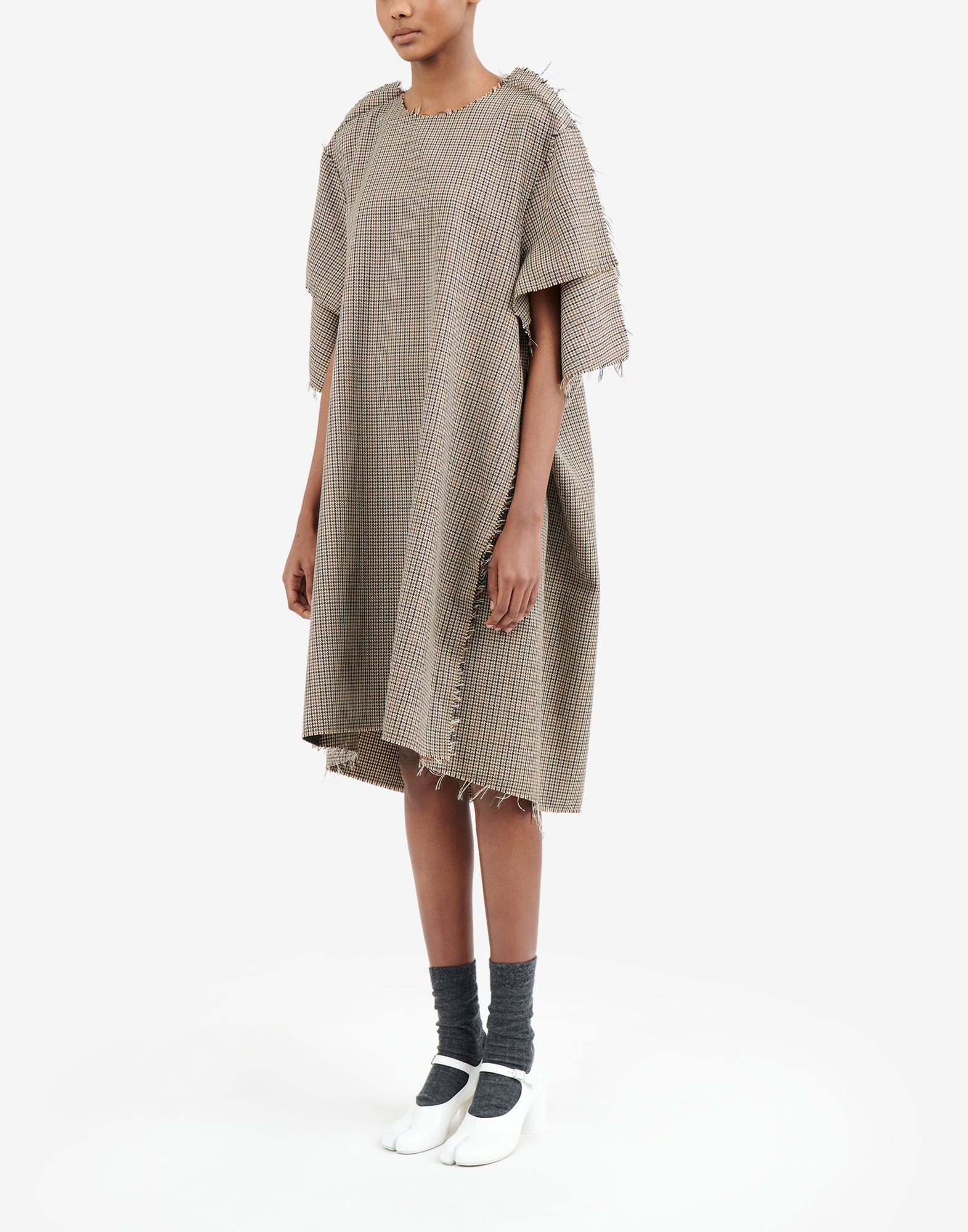 Flat pattern houndstooth dress - 5