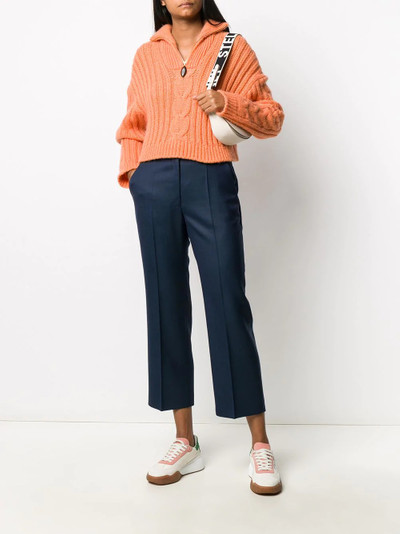 Stella McCartney zipped pockets cropped trousers outlook