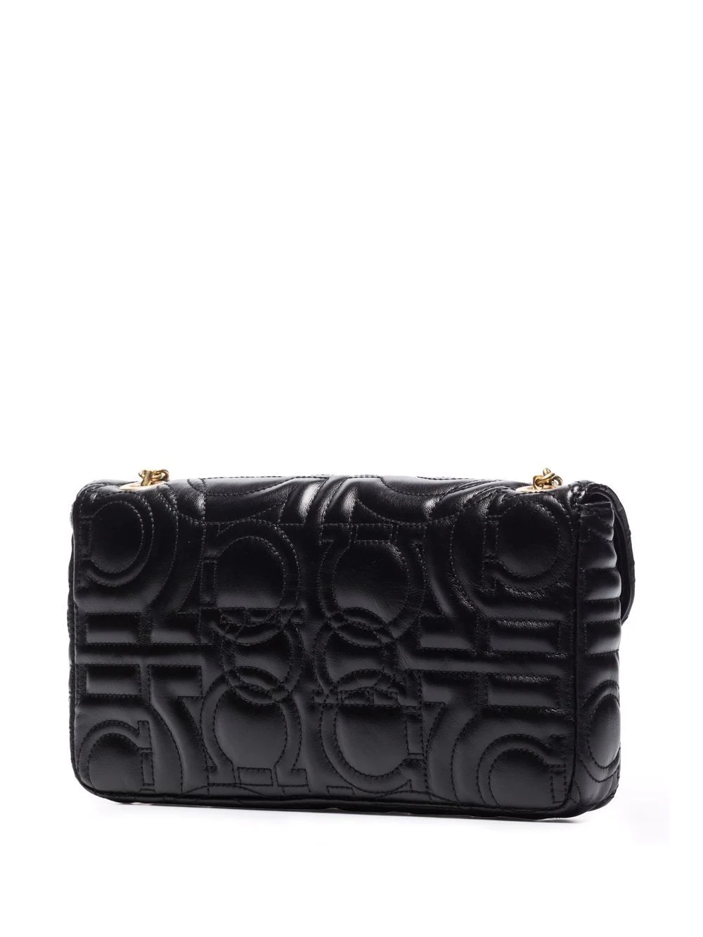 Gancini quilted crossbody bag - 3