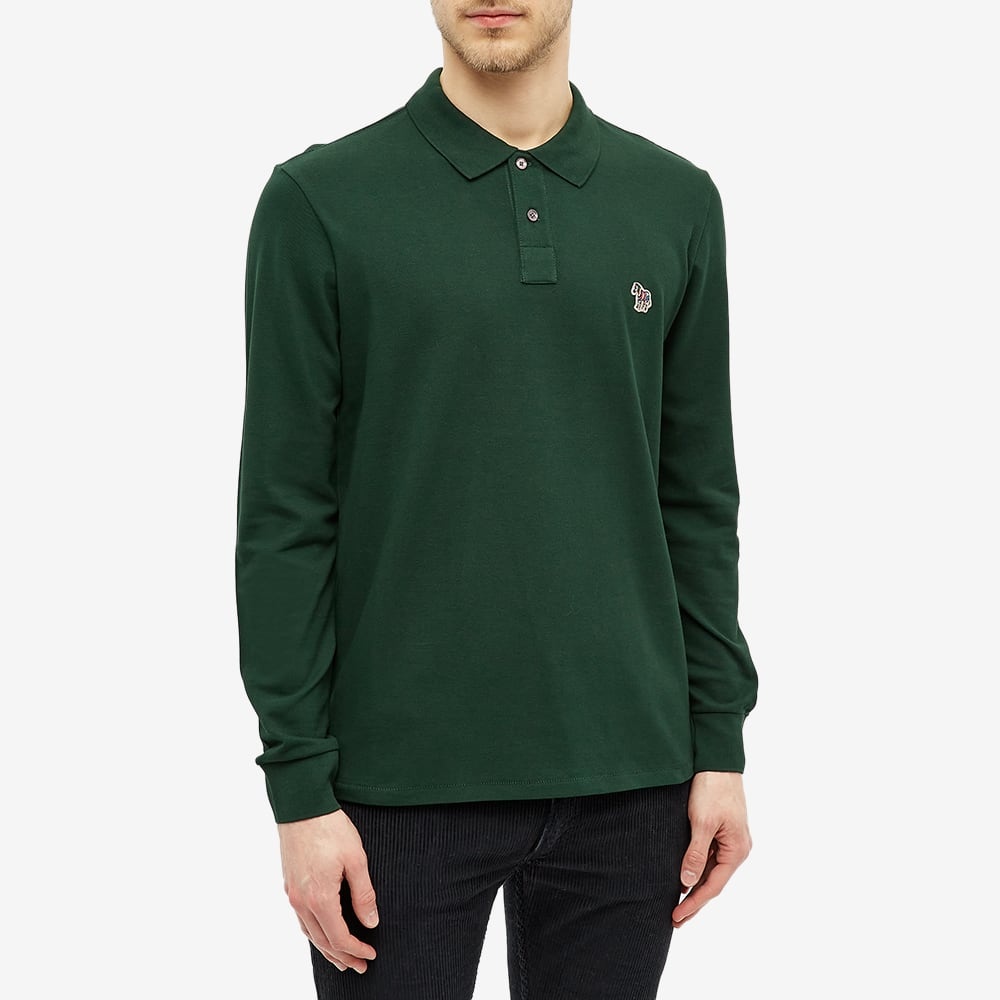 Paul Smith Long Sleeve Zebra Polo - 5