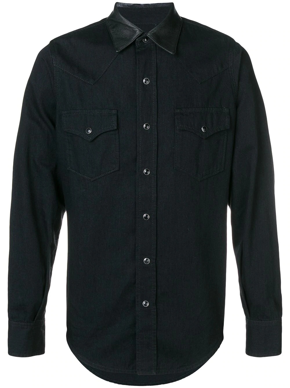 embroidered Western shirt - 1