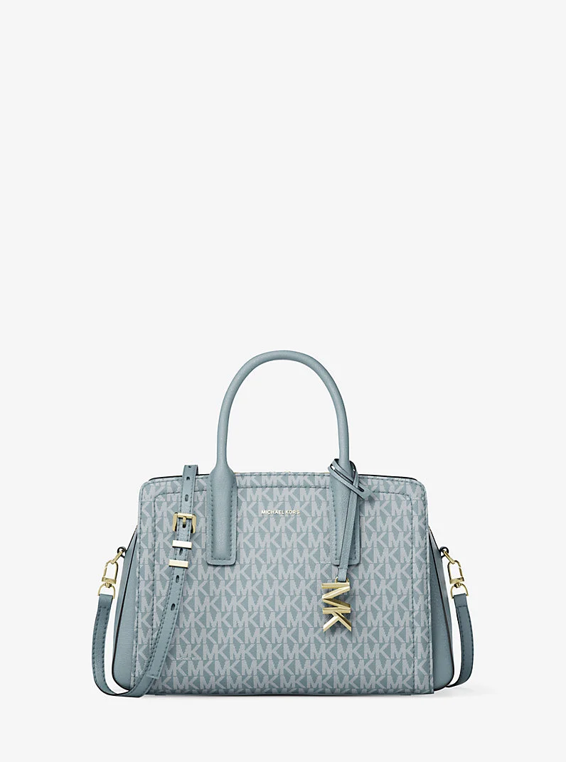 Laila Small Signature Logo Satchel - 1