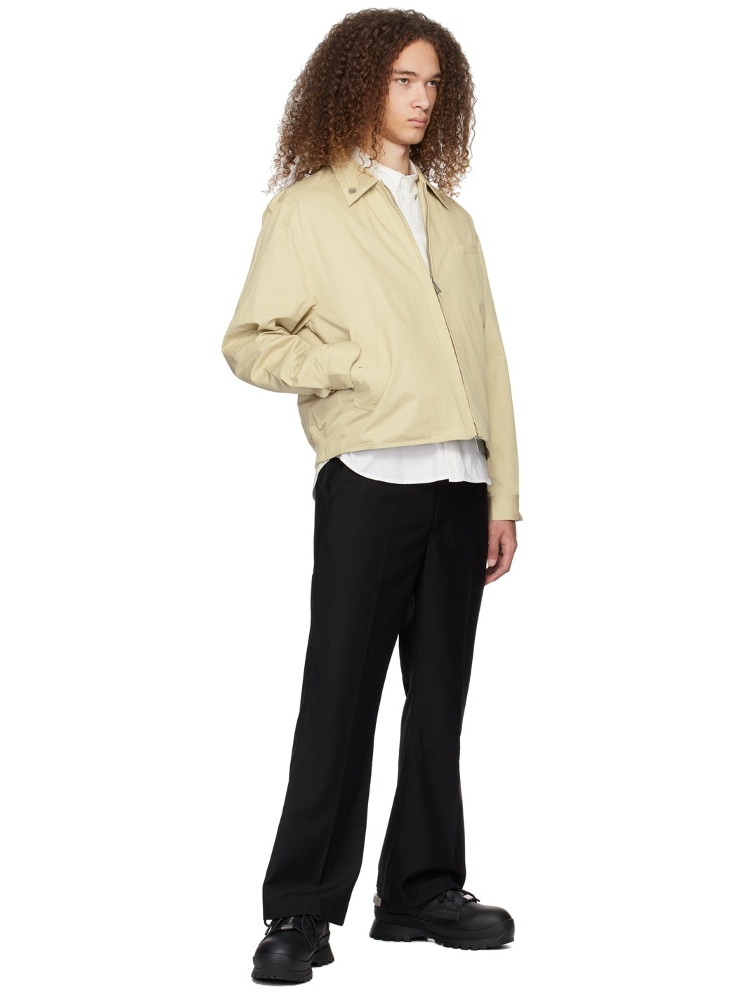 Beige Staff Uniform Manuels Jacket - 4