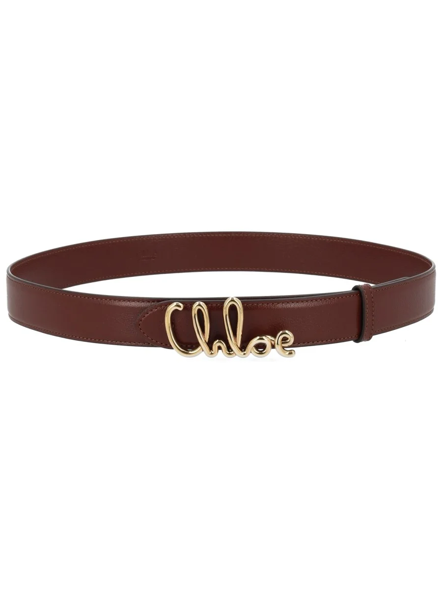 CHLOÉ ICONIC LEATHER BELT - 1