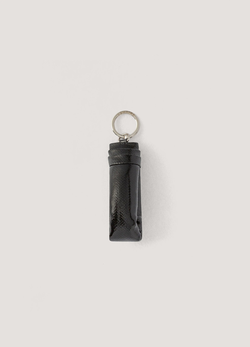 WADDED KEY HOLDER COATED LINEN CANVAS - 1
