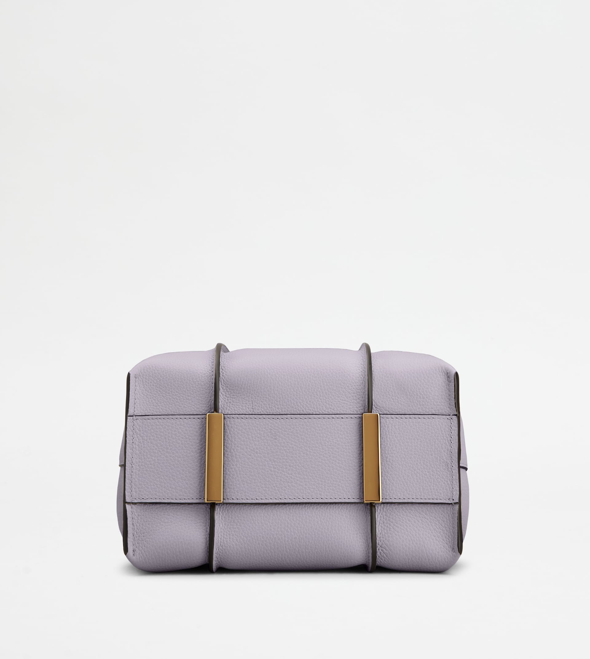 T TIMELESS SHOPPING BAG IN LEATHER MINI - VIOLET - 3