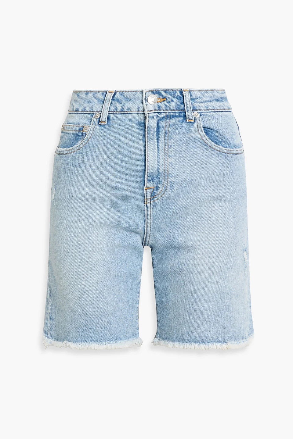 Kove frayed denim shorts - 1