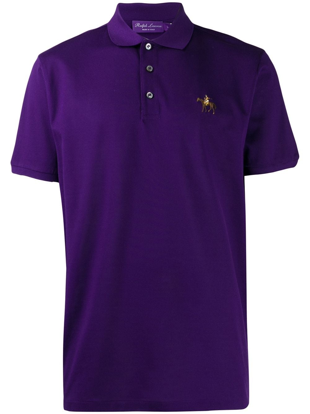 short-sleeved polo shirt - 1