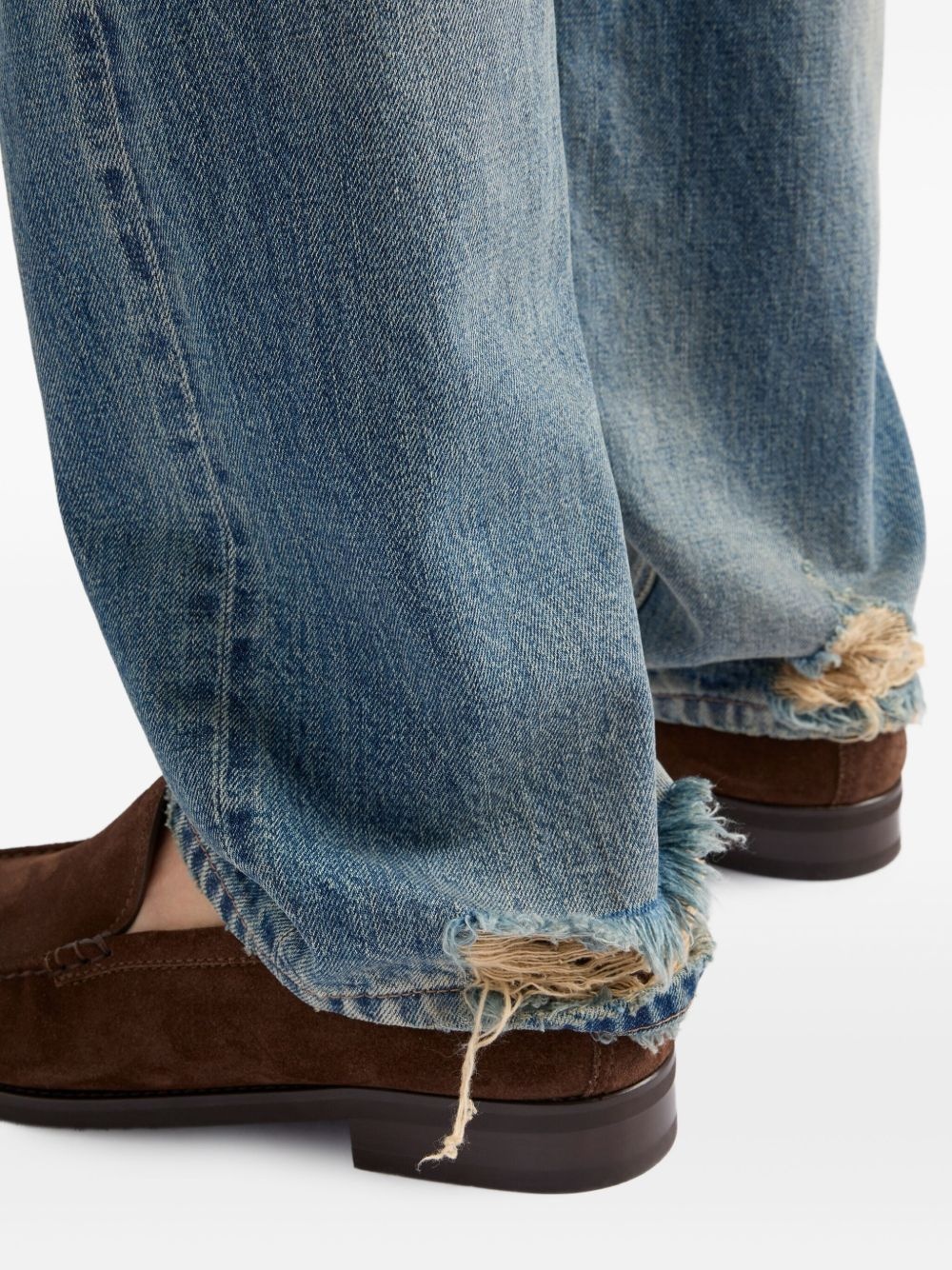 logo-patch jeans - 6