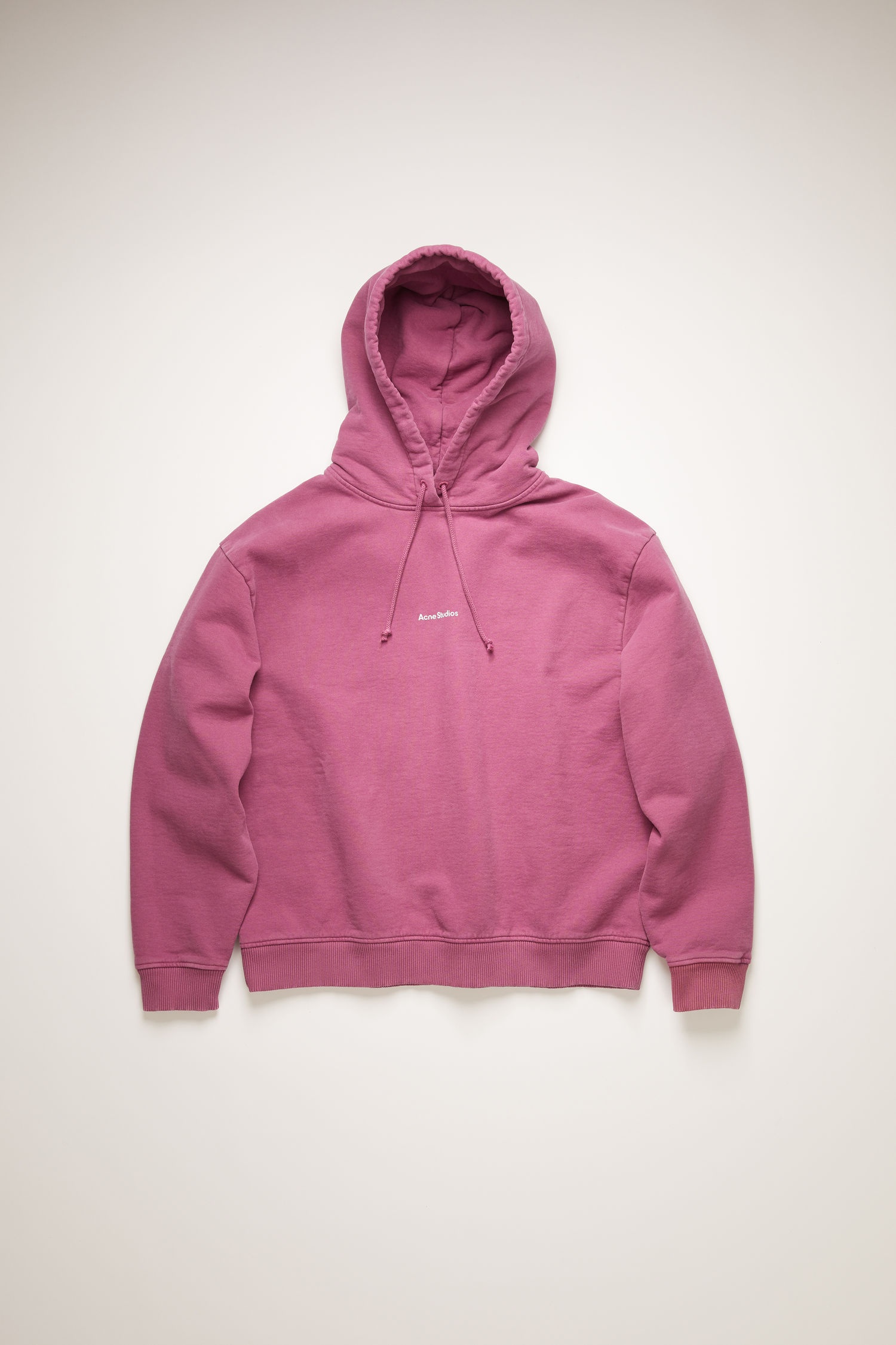 Logo-print hooded sweatshirt violet pink - 4