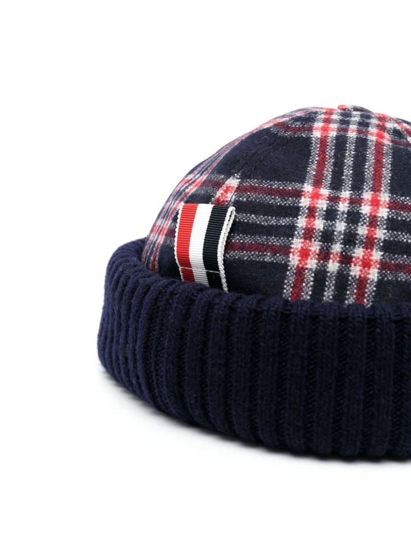 Thom Browne 4-Bar Stripe docker hat outlook