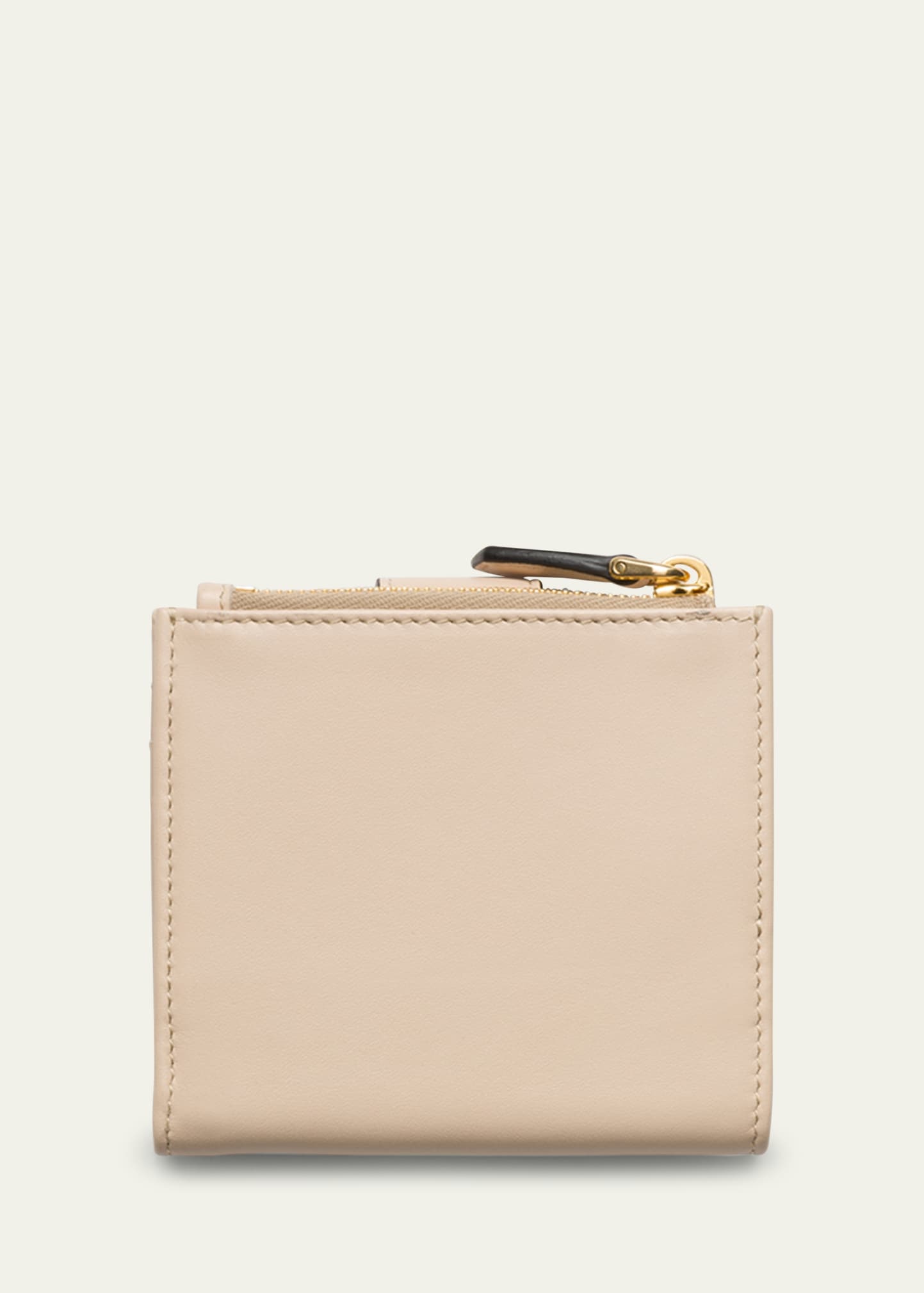 City Calf Leather Compact Wallet - 2