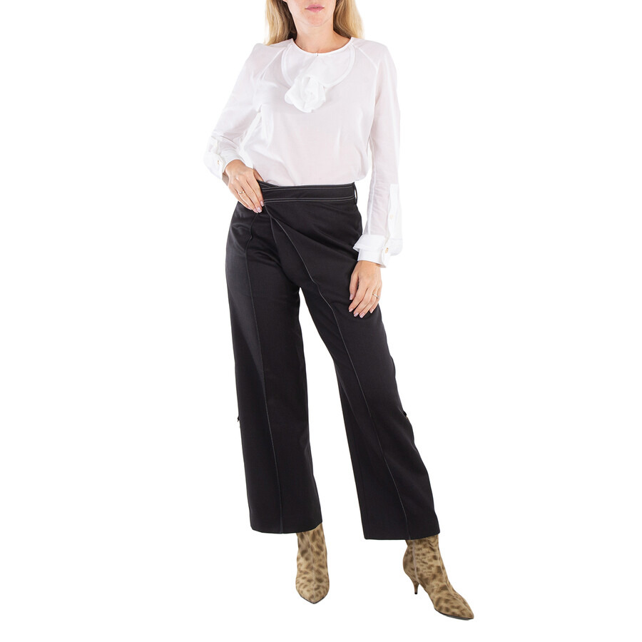 Burberry Ladies Charcoal Grey Zainab Tailored Trouser - 6
