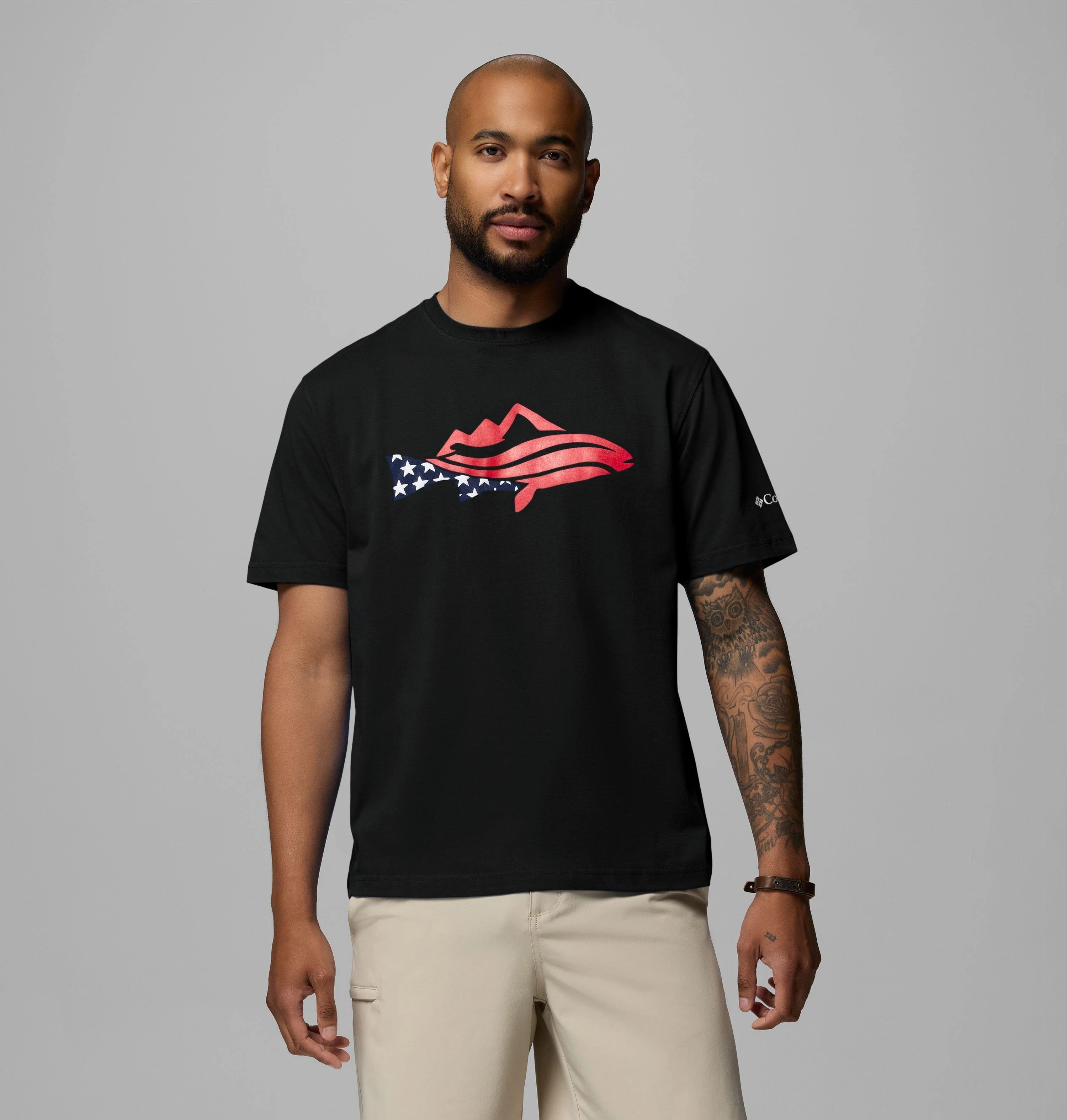 Men's PFG Silver Bank Trout Mountain T-Shirt - 1