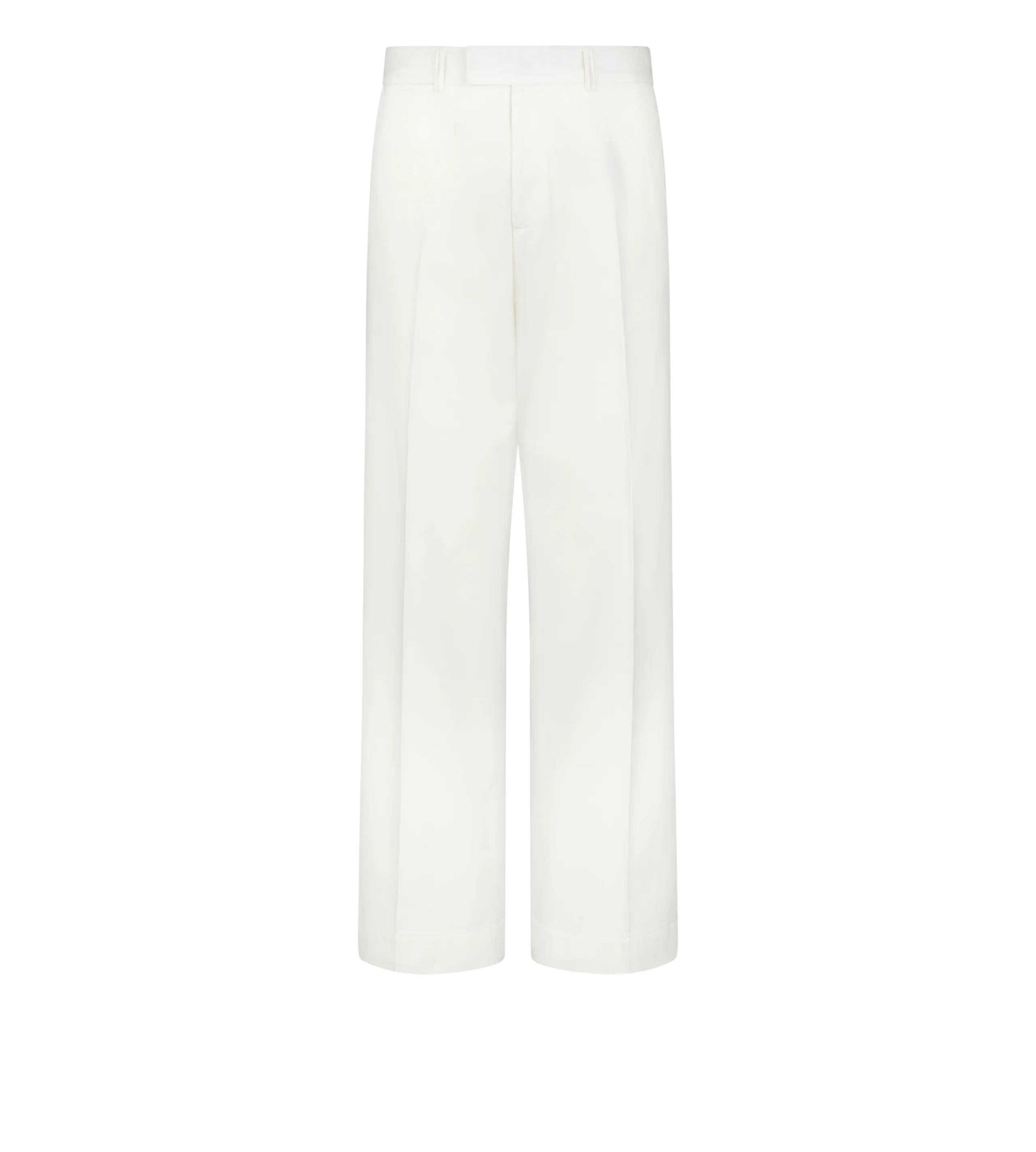 COTTON DRILL WIDE LEG PANT - 1