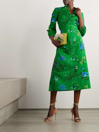 Erdem Cotton and linen-blend dress outlook