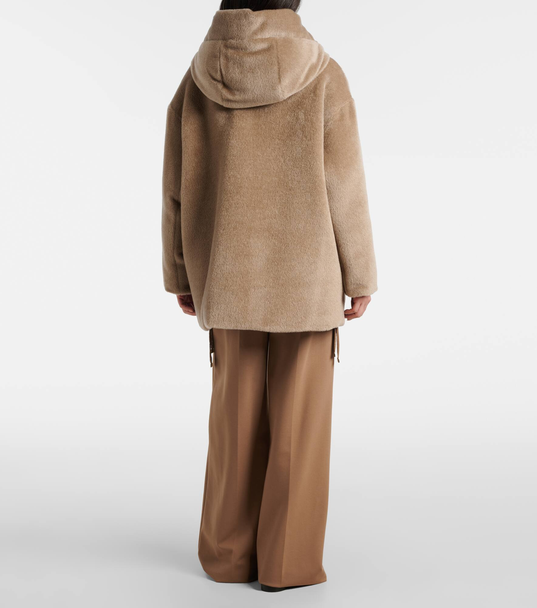 Olivia reversible alpaca and wool down jacket - 3