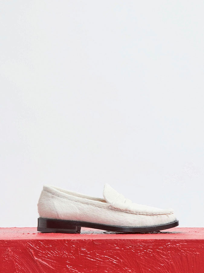 Pierre Loafer in Ivory Pony Hair - 5