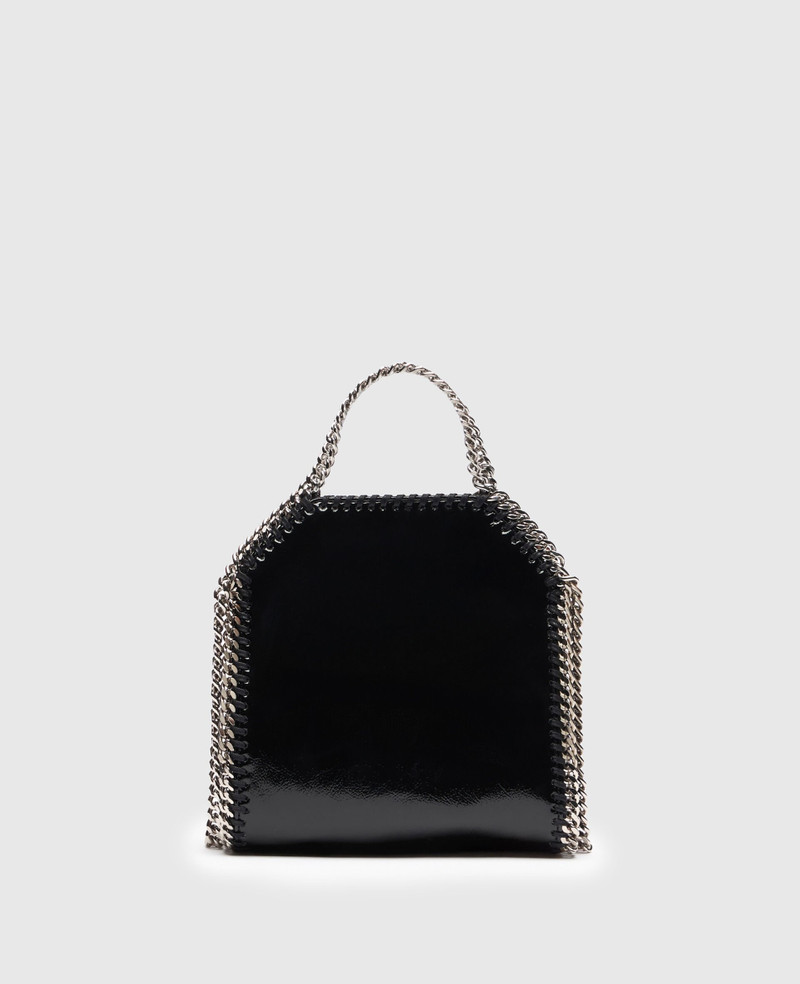 Falabella Tiny Tote Crinkled Patent Bag 3