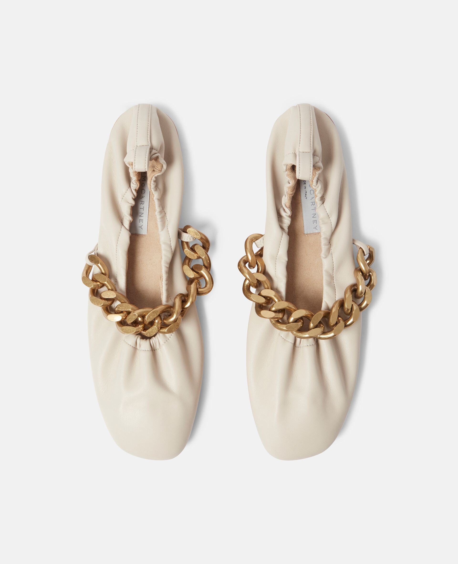 Falabella Chunky Chain Ballet Flats - 4