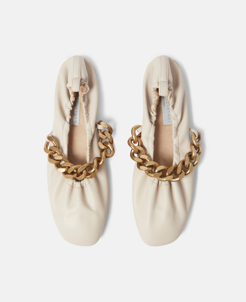 Falabella Chunky Chain Ballet Flats 4