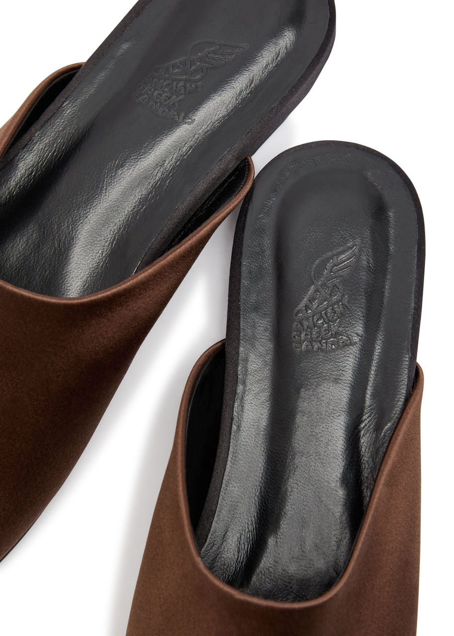 Ancient Greek Sandals The Slipper Satin Mules - 4