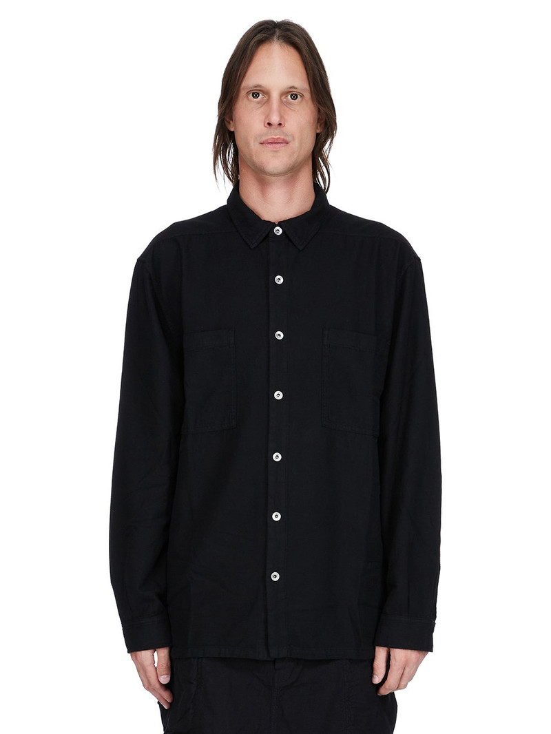 Rick Owens Drkshdw Pocket Trailing-tail Shirt - 1